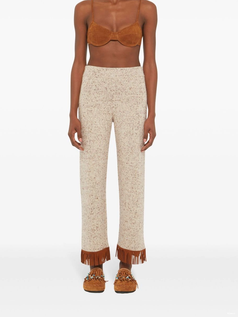 Cheap Women Dreamscape Alanui fringe-detail trousers 0712